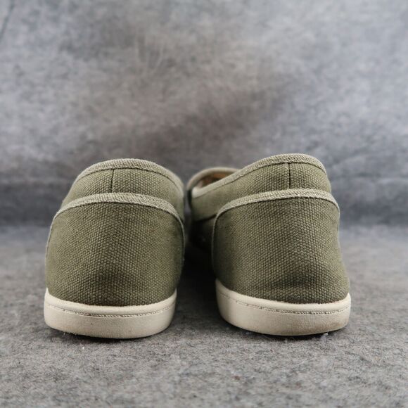 Crown Vintage Shoe Mens 12 Slip On Sneaker Casual Lifestyle Comfort Green Canvas main image 6